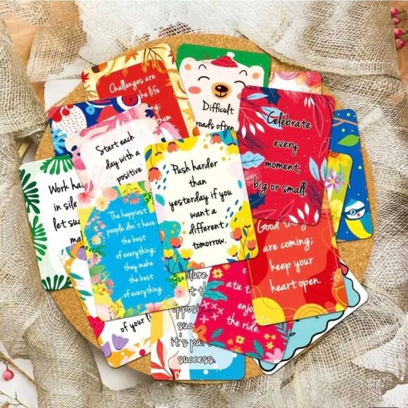 50 Motivational Inspirational Affirmation Cards - Picture 1 of 5
